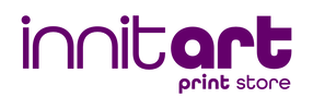 innitart print store logo in purple